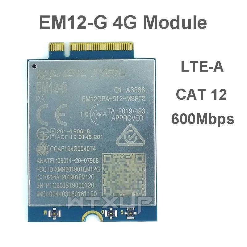 Quectel EM12-G Cat 12 LTE-A 4G , 600Mbps, ٿ ũ, 150Mbps,  ũ EM12GPA GNSS ù, GPS   